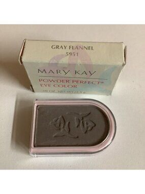 Mary Kay GRAY FLANNEL 5951 Powder Perfect Eye Color .09 oz, Discontinued Rare